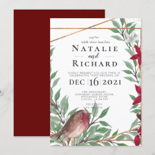Invitación a la boda de navidades