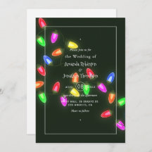 Invitación a la boda de navidades