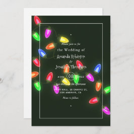 Invitación a la boda de navidades