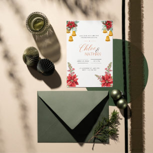 Invitación a la boda de Navidades de personalizabl
