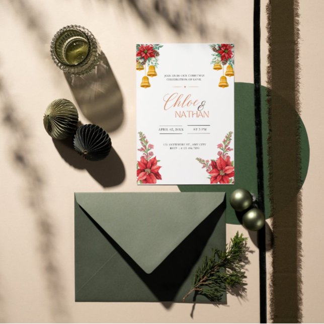 Invitación a la boda de Navidades de personalizabl (Subido por el creador)