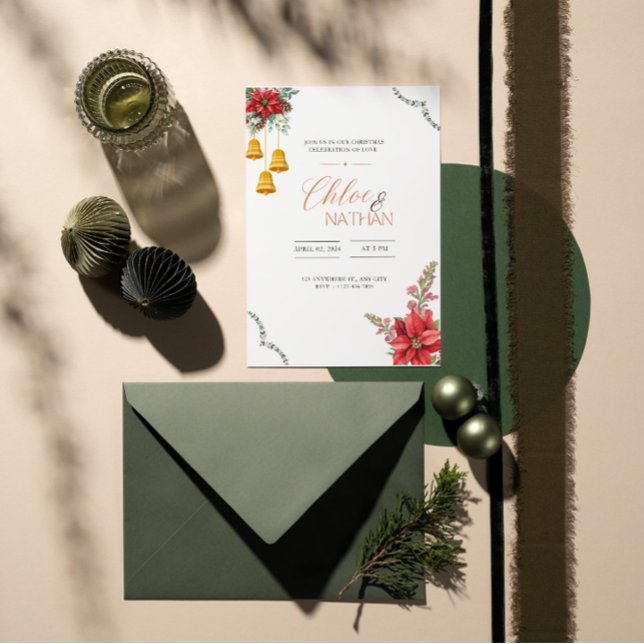 Invitación a la boda de Navidades de personalizabl (Subido por el creador)