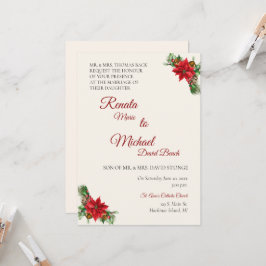 Invitación a la boda de Navidades del país