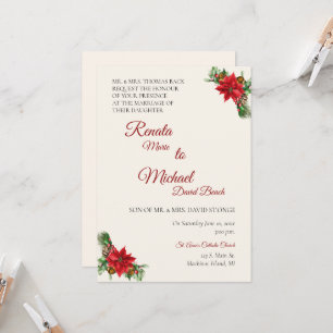 Invitación a la boda de Navidades del país