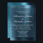Invitación a la boda de Navy Blue Elegant<br><div class="desc">Personalice con su nombre y fecha boda esta invitación a la boda metálica elegante azul de la Marina. Esta invitación a la boda Metalizado de acero inoxidable azul de la Marina coincide con la colección de Bodas azules de la Marina. Si necesita artículos adicionales de Boda azul de la Marina,...</div>