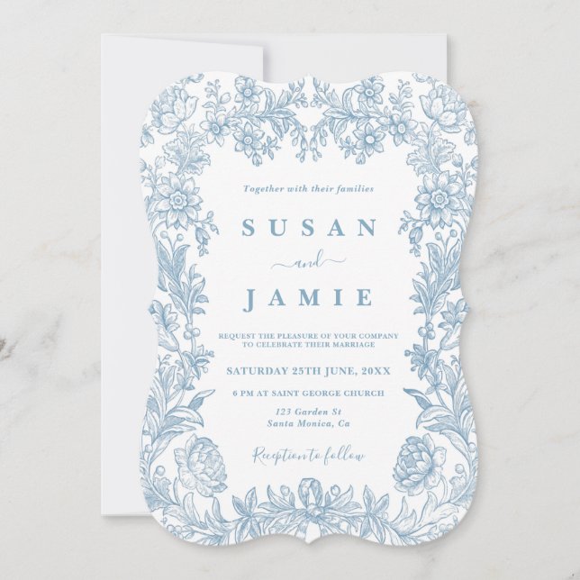 Invitación a la boda de niños (Anverso)