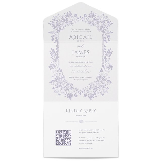 Invitación a la boda de Norwich con tarjeta RSVP (Subido por el creador)