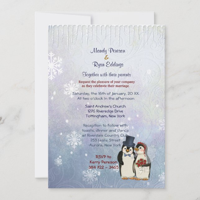 Invitación a la boda de Novias y Madres (Anverso)