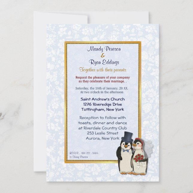 Invitación a la boda de Novias y Madres (Anverso)