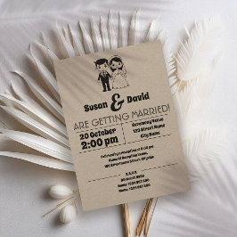 Invitación a la boda de novias y novias