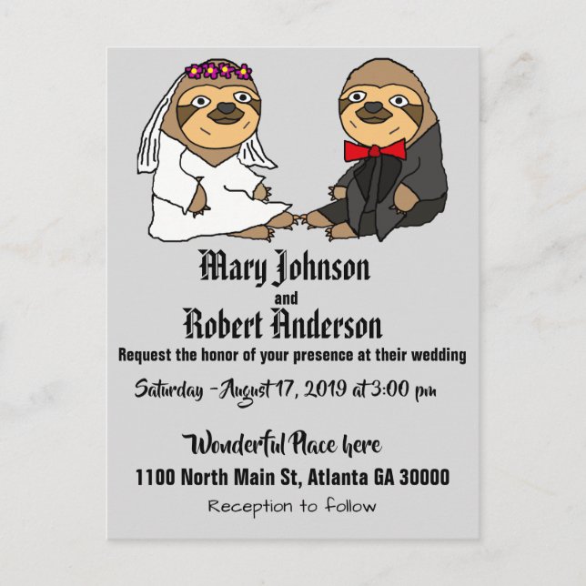 Invitación a la boda de Novias y novias divertidas (Anverso)