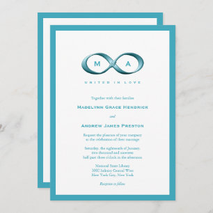 Invitación a la boda de nubes de la mano de Aqua B