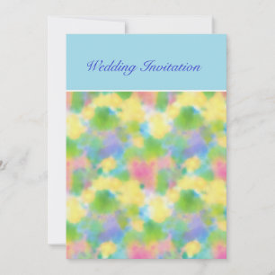 Invitación a la boda de nubes solares de primavera