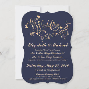 Invitación a la boda de nubes y nubes