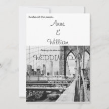 Invitación a la boda de Nueva York
