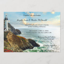 Invitación a la boda de Ocean Lighthouse