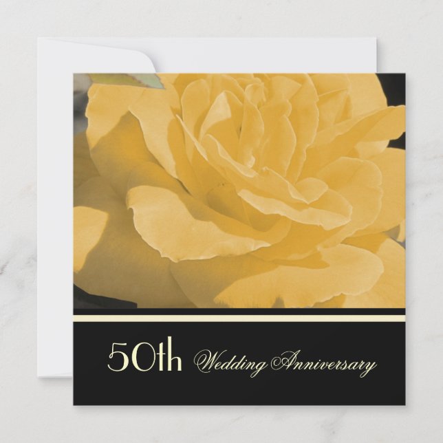 Invitación a la boda de oro (Anverso)