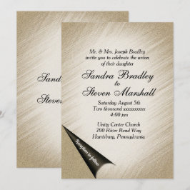 Invitación a la Boda de Oro de la Antigüedad de la