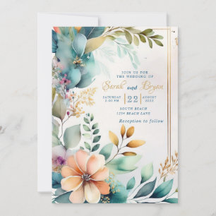 Invitación a la Boda de Oro de la Vegetación Flora