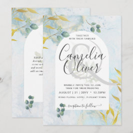 Invitación a la Boda de Oro de Verdor Botánico de 