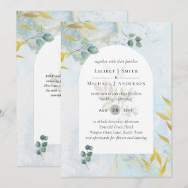 Invitación a la Boda de Oro de Verdor Botánico de 