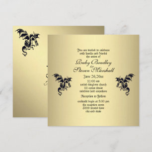 Invitación a la Boda de Oro Dragón