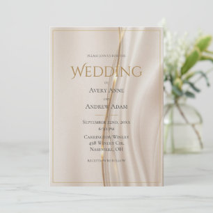 Invitación a la Boda de Oro Resumen Moderno