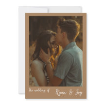 Invitación a la boda de otoño/boho