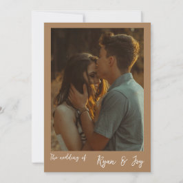 Invitación a la boda de otoño/boho