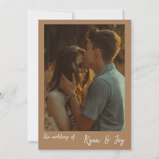 Invitación a la boda de otoño/boho