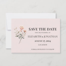 Invitación a la boda de pago suave Guardar la tarj