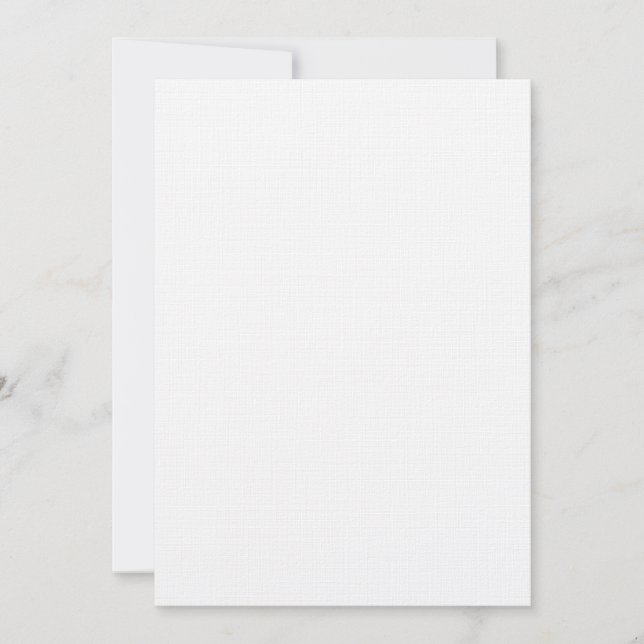 Invitación a la boda de papel de línea de 7" x 5" (Anverso)