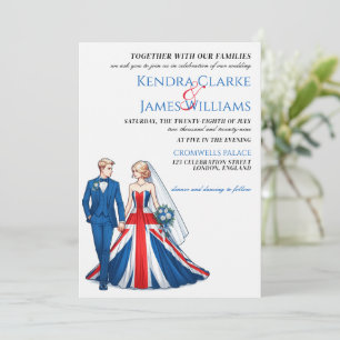 Invitación a la boda de parejas en el Reino Unido