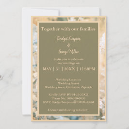 Invitación a la boda de Pastel Wildflower Meadow