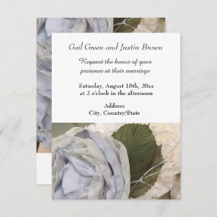 Invitación a la boda de peonies