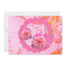 Invitación a la boda de peonies