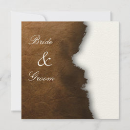 Invitación a la boda de pergamino