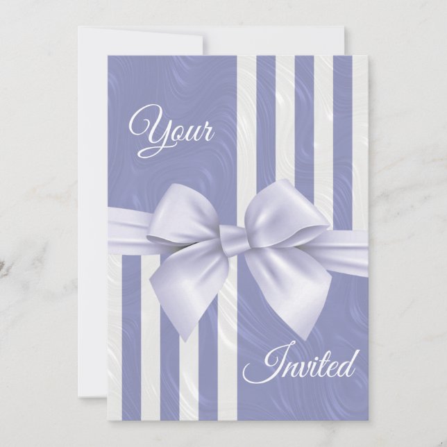 Invitación a la boda de Periwinkle (Anverso)