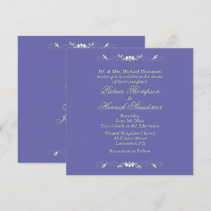 Invitación a la boda de Periwinkle