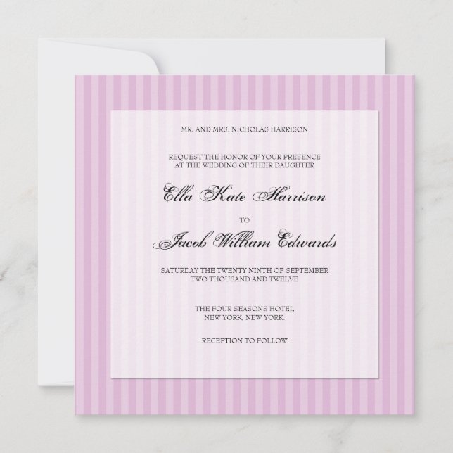 Invitación a la boda de personalizable (Anverso)