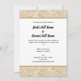 Invitación a la boda de personalizable