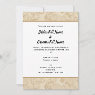 Invitación a la boda de personalizable