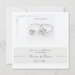 Invitación a la boda de personalizable con dos ani