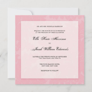 Invitación a la boda de personalizable :: DAMASK