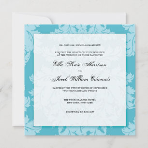 Invitación a la boda de personalizable :: DAMASK
