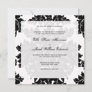Invitación a la boda de personalizable :: DAMASK