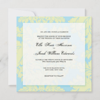 Invitación a la boda de personalizable :: DAMASK