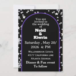 Invitación a la boda de personalizable | Elegante