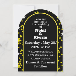 Invitación a la boda de personalizable | Elegante