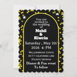 Invitación a la boda de personalizable | Elegante